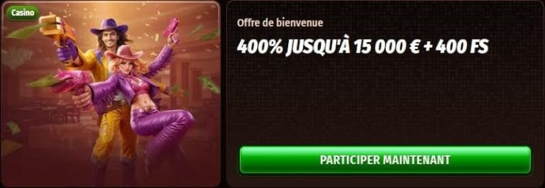 WestAce Casino bonus bienvenue