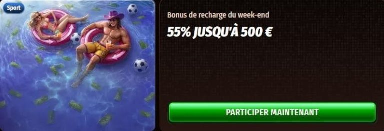 WestAce Casino bonus recharge weekend
