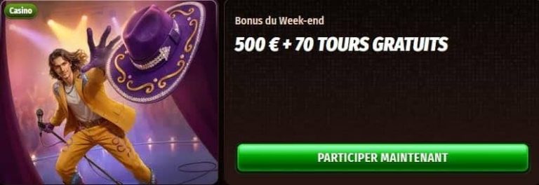 WestAce Casino bonus weekend