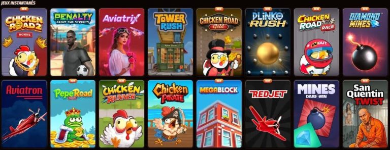 WestAce Casino jeux