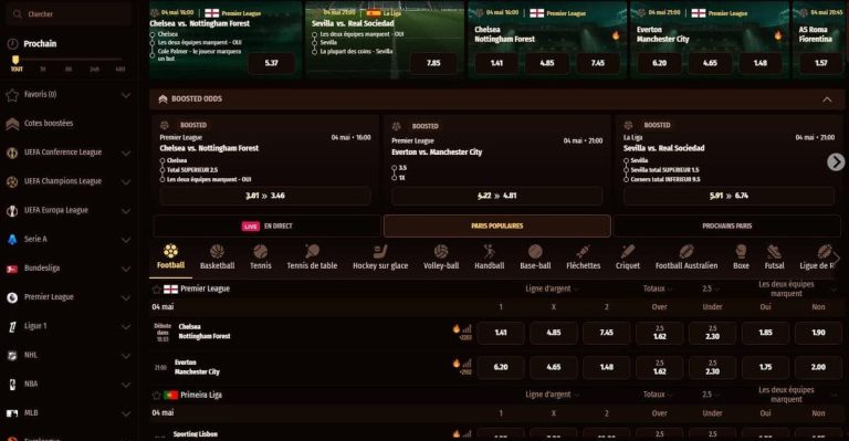 WestAce Casino paris sportifs
